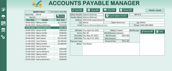 Accounts Payable Manager
